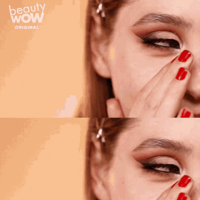 Shy Beauty Wow GIF - Shy Beauty Wow Makeup GIFs