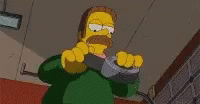 Ned Flanders Duct Tape GIF - Ned Flanders Duct Tape The Simpsons GIFs