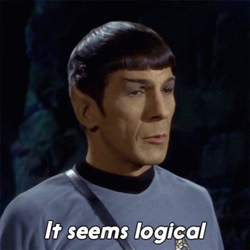 It Seems Logical Spock GIF
