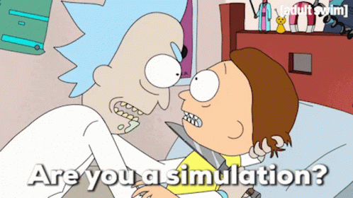 Rick And Morty Simulation GIF - Rick And Morty Simulation Rick Simulation GIFs
