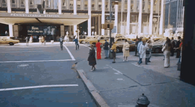 the pennsylvania station has a sign that says " now only 1 my tax "