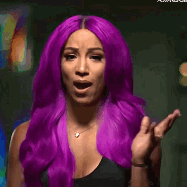 Sasha Banks Talking GIF