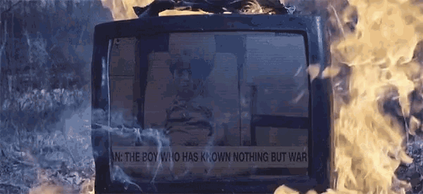 Tv Television GIF - Tv Television Fire GIFs