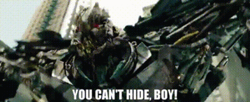 Transformers Starscream GIF - Transformers Starscream You Cant Hide Boy GIFs
