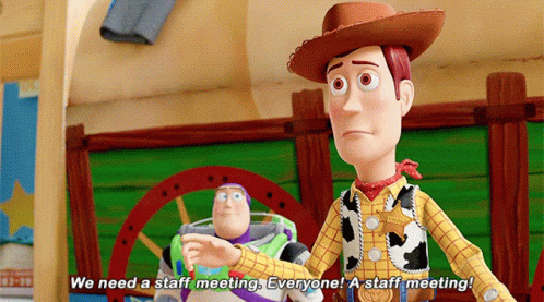 Toy Story Woody GIF - Toy Story Woody We Need A Staff Meeting GIFs