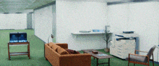 a living room with a couch a table and chairs