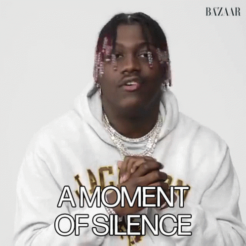 A Moment Of Silence Lil Yachty GIF