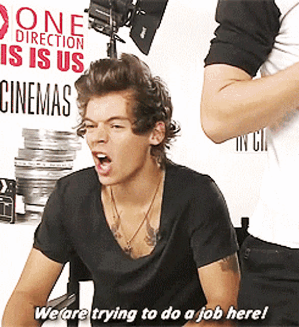 Harry Styles Angry GIF - Harry Styles Angry Interrupt GIFs