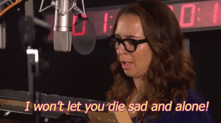 Maya Rudolph I Wont Let You Die Sad And Alone GIF - Maya Rudolph I Wont Let You Die Sad And Alone Comedy GIFs
