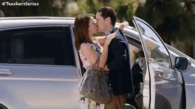 Teachers Jacob Ginny Kiss GIF - Teachers Series Kiss Hug GIFs