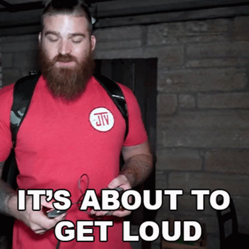 Its About To Get Loud Jake The Viking GIF - Its About To Get Loud Jake The Viking Its Going To Be Noisy GIFs