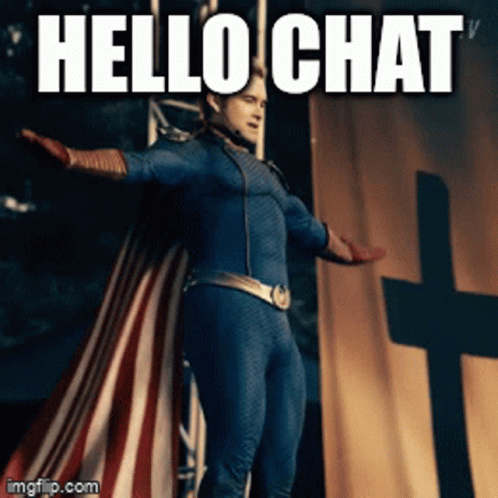 Homelander Hello Chat GIF - Homelander Hello Chat GIFs