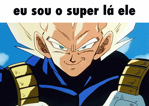a picture of a cartoon character with the words eu sou o super la ele below it