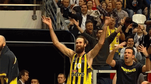 Fenerbahçe Doğuş GIF - Fenerbahce Dogus Basketbol GIFs