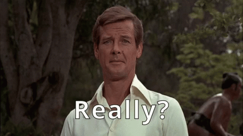 Roger Moore The Man With The Golden Gun GIF - Roger Moore The Man With The Golden Gun Really GIFs