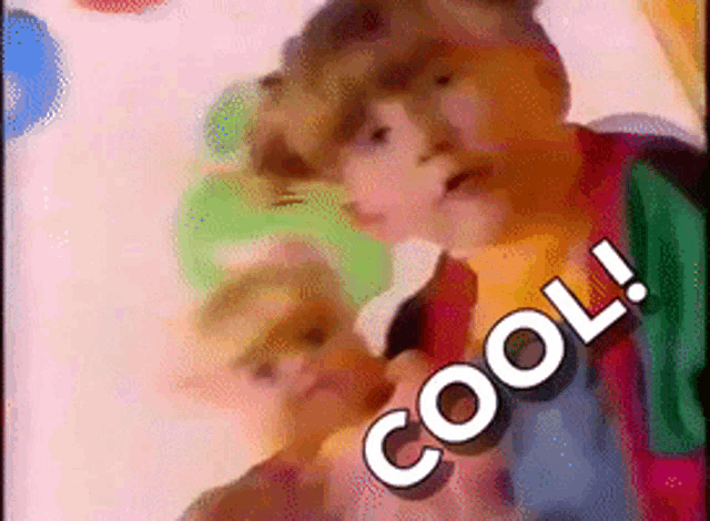 the word cool that is on a child