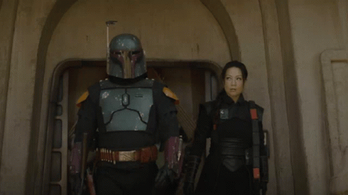 The Book Of Boba Fett Watch My Back GIF - The Book Of Boba Fett Boba Fett Watch My Back GIFs
