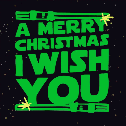 Merry Christmas Star Wars GIF - Merry Christmas Star Wars Lightsaber GIFs
