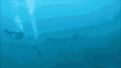a dark blue background with a few squares in it