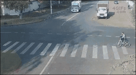 Lucky Accident GIF - Lucky Accident Truck GIFs