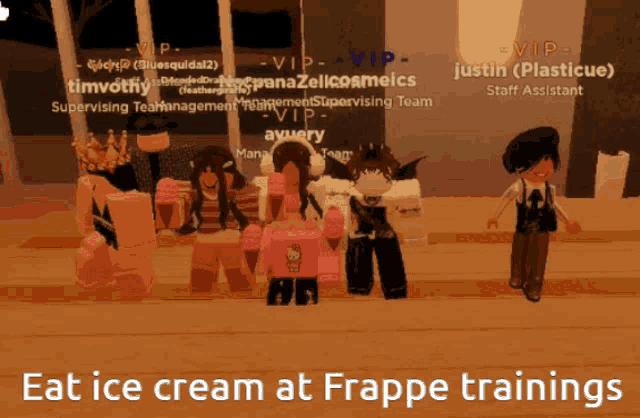 Frappe Roblox V4 Eat Ice Cream At Frappe Trainings GIF - Frappe Roblox V4 Eat Ice Cream At Frappe Trainings GIFs