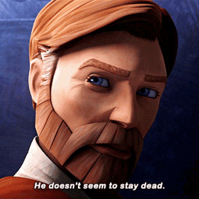Star Wars Obi Wan Kenobi GIF - Star Wars Obi Wan Kenobi He Doesnt Seem To Stay Dead GIFs