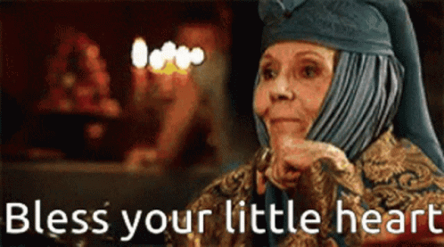 Game Of Thrones Olenna Bless Your Heart GIF - Game Of Thrones Olenna Bless Your Heart GIFs