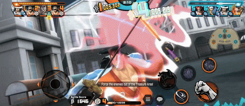 a screenshot of a video game that says force the enemy out of the treasure armor