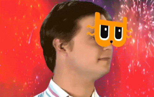 a man wearing a mask that has the letter u on it