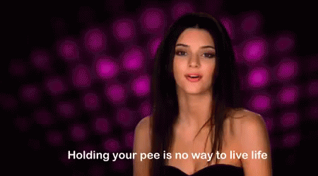 No Way To Live GIF - Keeping Up With The Kardashians Kendell Jenner Pee GIFs