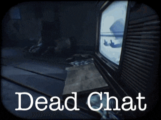 a video game called dead chat is being played on a computer