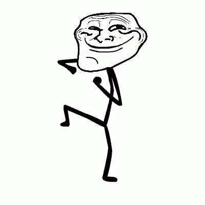 Troll Happy GIF