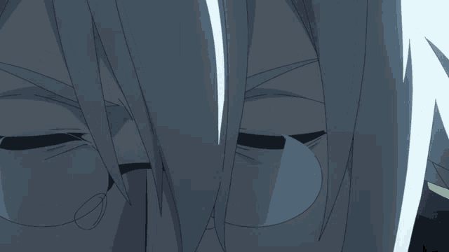 a close up of a person wearing glasses and a mask