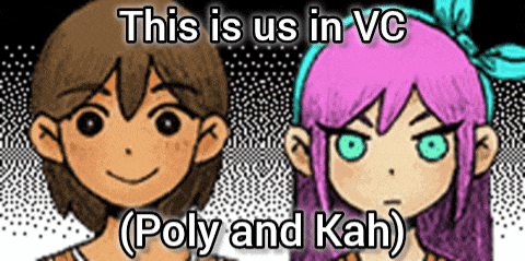 a cartoon of a boy and a girl with the words this is us in vc