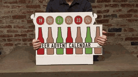 Advent Calendar Beer GIF - Advent Calendar Beer Wine GIFs