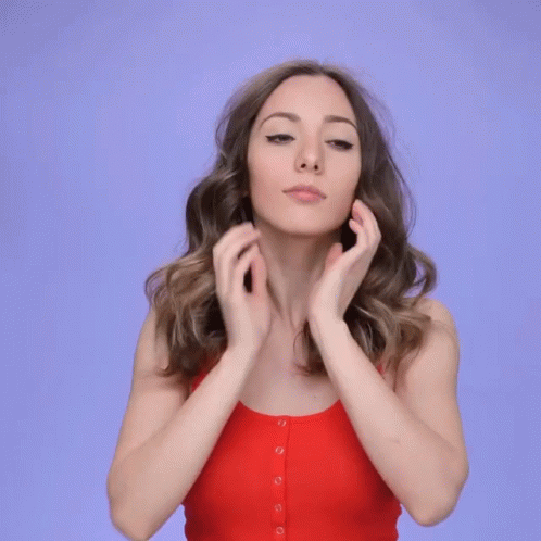 Fixing Hair Curled Hair GIF - Fixing Hair Curled Hair Beauty And The Beast GIFs