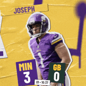 a picture of a football player with the name joseph above him