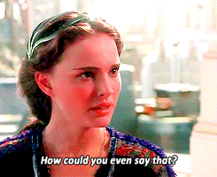 a woman says how could you even say that in a movie scene