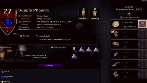 a screenshot of a video game with the number 27 on the top left