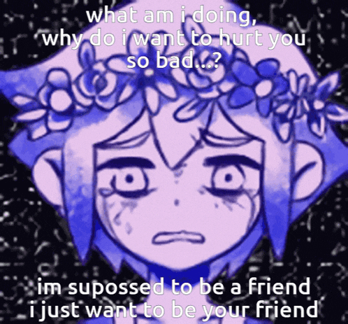 a drawing of a girl with a flower crown on her head with the caption what am i doing