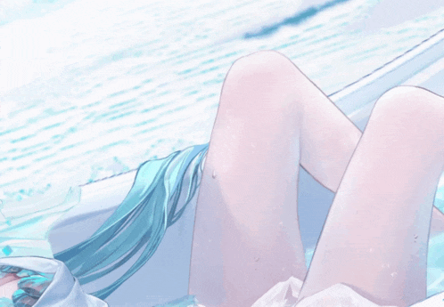 a drawing of a woman laying on her stomach