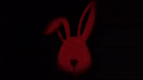 a drawing of a circle with a rabbit in the middle