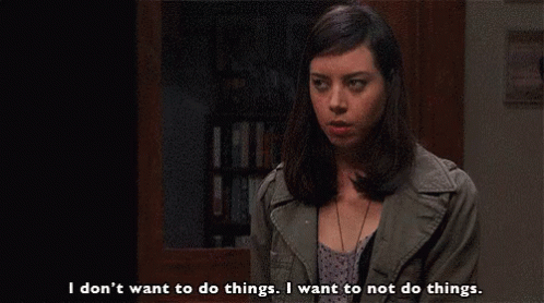 Not Do Things Aubrey Plaza GIF - Not Do Things Aubrey Plaza April Ludgate GIFs