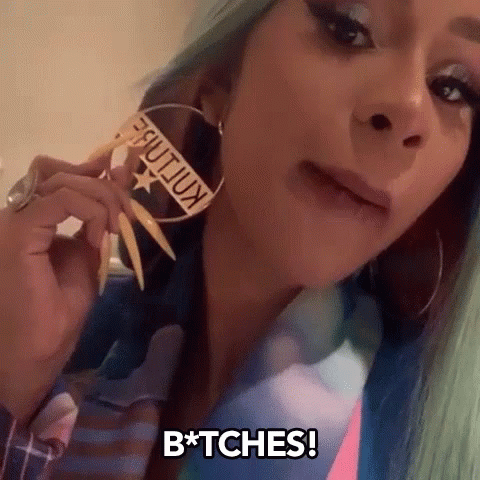 Bitches Showing Off GIF - Bitches Showing Off Earring GIFs