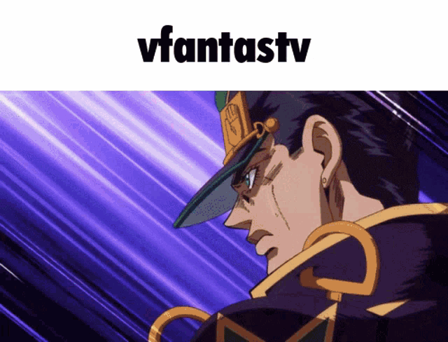 a picture of a man with the words vfantastv on the top