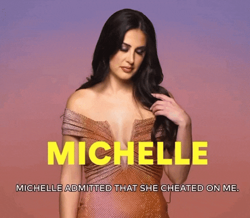 michelle admitted that she cheated on me in yellow