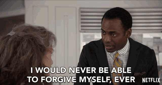 I Would Never Be Able To Forgive Myself Ever Baron Vaughn GIF - I Would Never Be Able To Forgive Myself Ever Baron Vaughn Nwabudike Bergstein GIFs