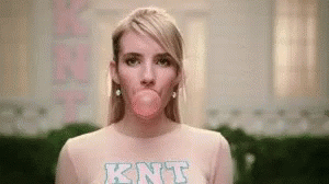 Emma Roberts Bubblegum GIF - Emma Roberts Bubblegum GIFs