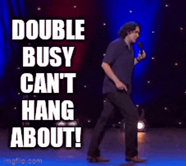 Micky Flanagan Double Busy GIF - Micky Flanagan Double Busy Cockney Walk GIFs