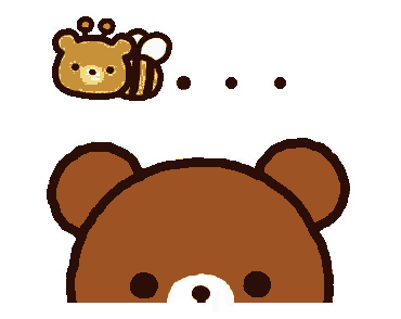 a brown teddy bear with a bee on its head .
